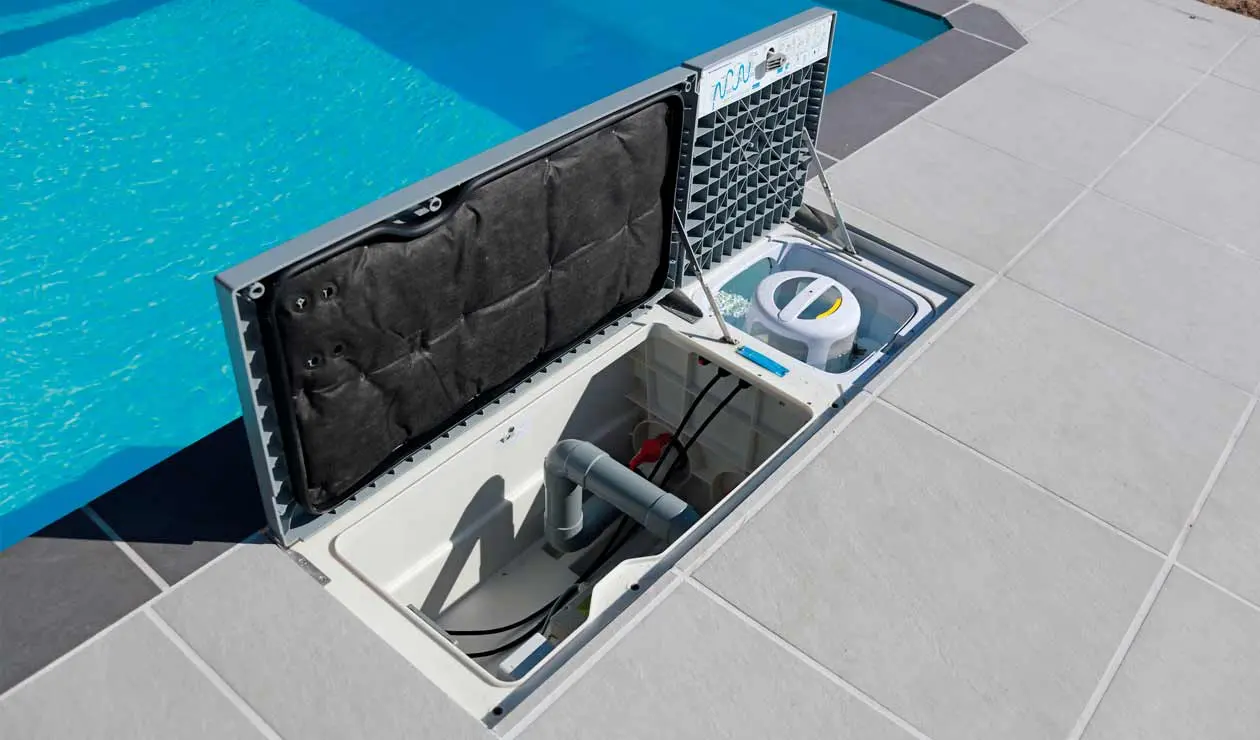 Patentierte Pool-Filtertechnik Gartenpool